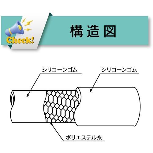 トヨックス 耐熱・食品用耐圧ホース トヨシリコーン