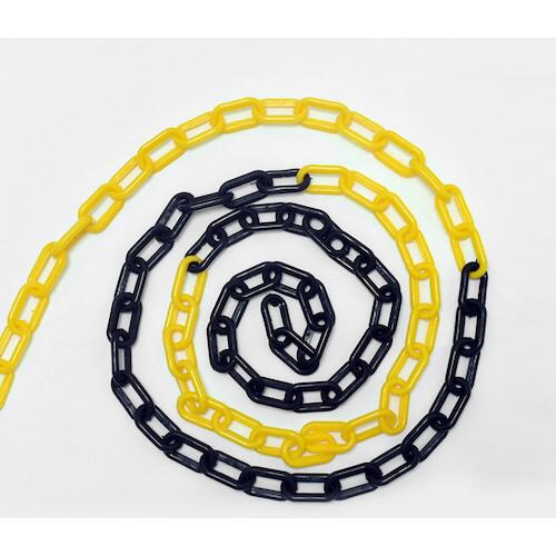 セーフラン プラスチックチェーン 黄/黒 トラチェ