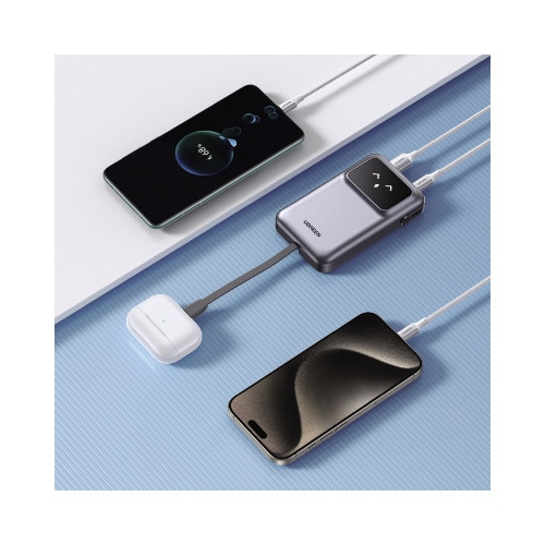 10000mAhケーブル内蔵モバイルバッテリーGR