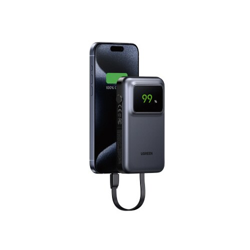 10000mAhケーブル内蔵モバイルバッテリーGR