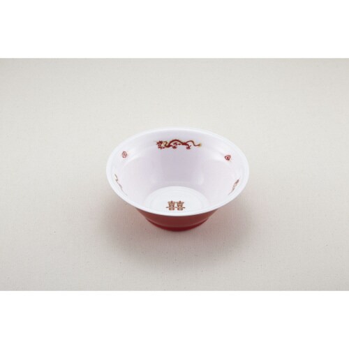 ラーメン中(本体)龍外赤 1ケース(900個入)