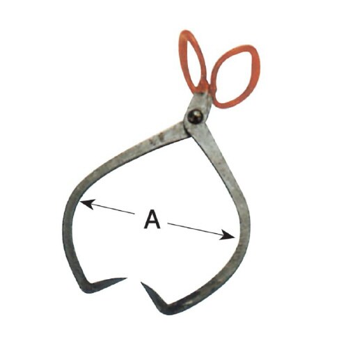 氷バサミ(鉄製) 中