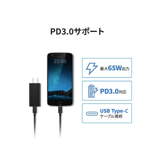 純正 65WType−C GaN ACアダプタ