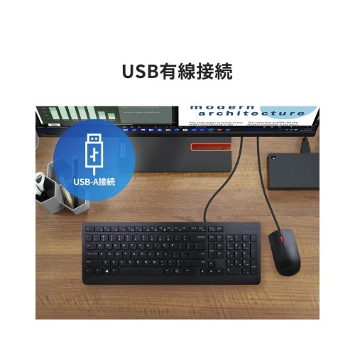 純正 エッセンシャル USBキーボード&マウス