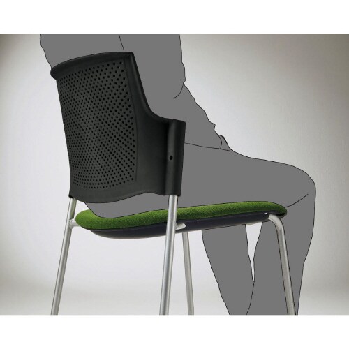 ルシーノキャスター付背カバーBKシェル・ネイビー