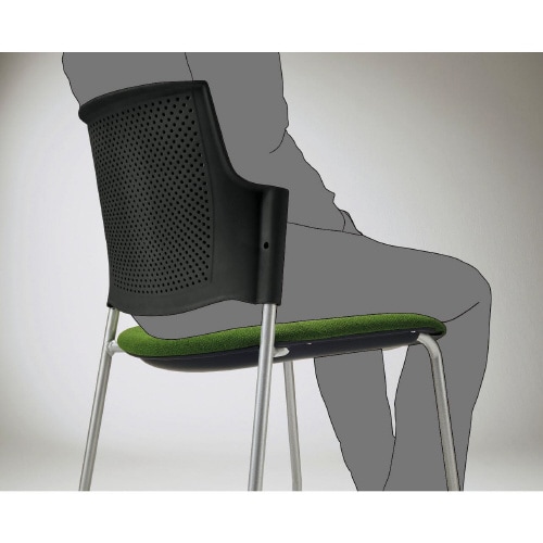 ルシーノキャスター付背ヌード BKシェル・ブラック