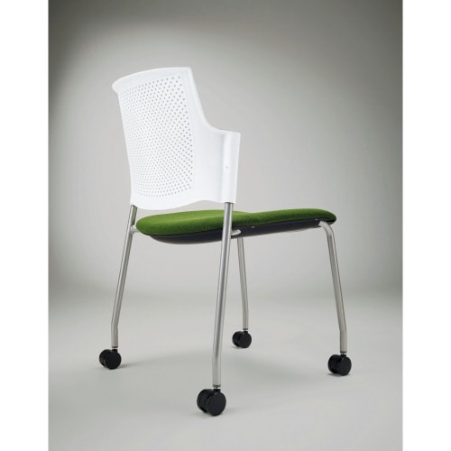 ルシーノキャスター付背カバーWHシェル・グリーン