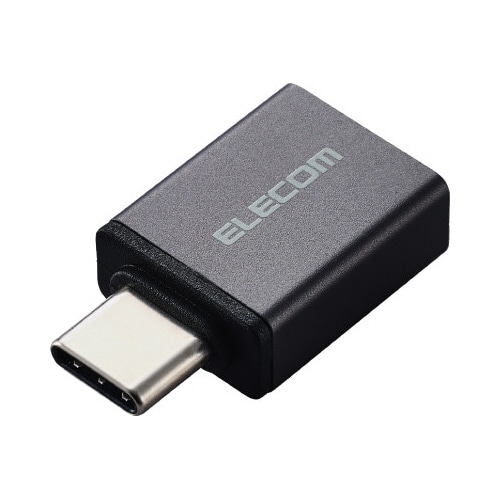 C変換アダプタ USB2.0 480Mbps 黒