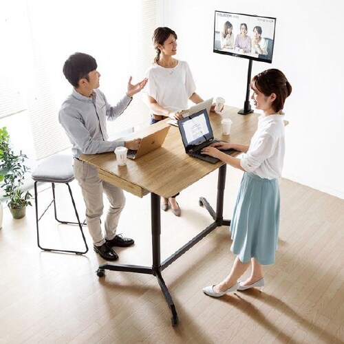 ガス昇降ミーティングデスク
