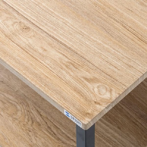 木目調プリンタスタンド(W500)