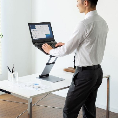 アルミ製ノートパソコンスタンド