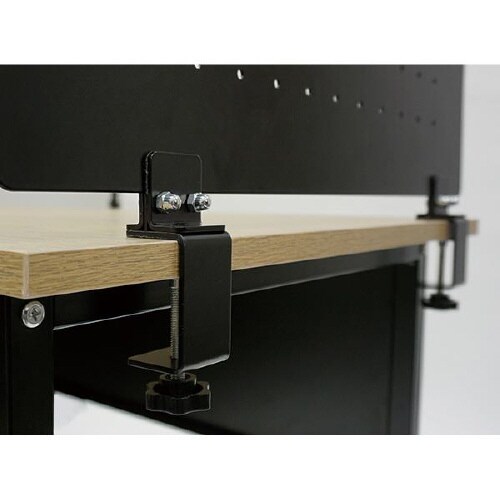 スチ−ルパンチングデスクパネルWH600クランプ