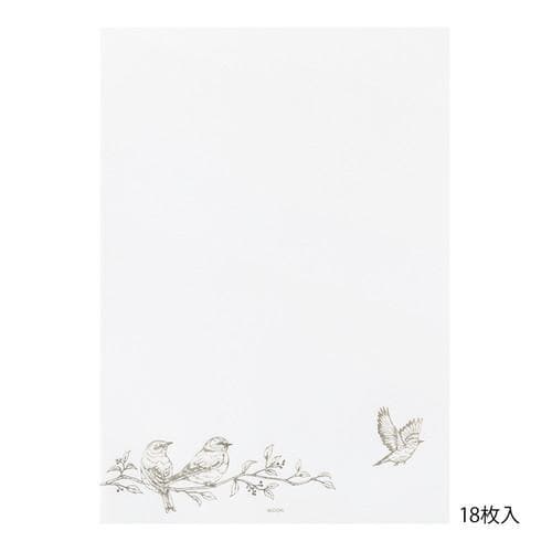 便箋A5大切な日に贈る トリ柄 1セット(5冊入)