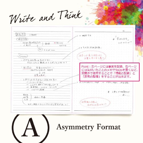 ノートA5ドット方眼 ブラック 1セット(3冊入)