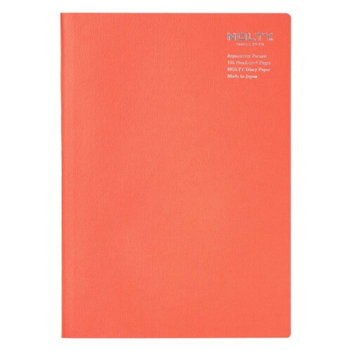 ノートA5ドット方眼 オレンジ 1セット(3冊入)