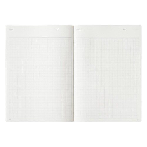 ノートA5ログタイプ方眼カーキ1セット(3冊入)