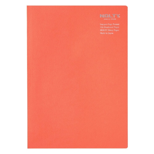 ノートA5ログタイプ方眼オレンジ1セット(3冊入)