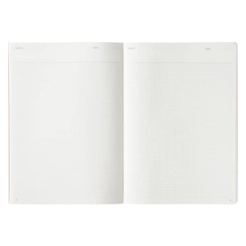ノートA5ログタイプ方眼オレンジ1セット(3冊入)