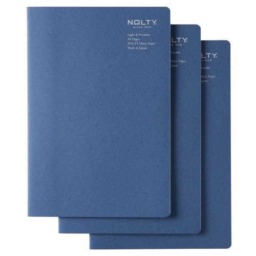 ノートA5横罫薄型紺 1セット(3冊入×3)