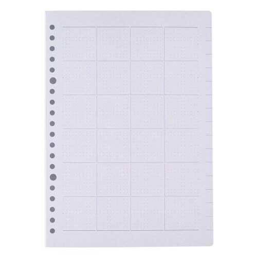 手帳A5マンスリー日付フリー方眼1セット(3冊入)