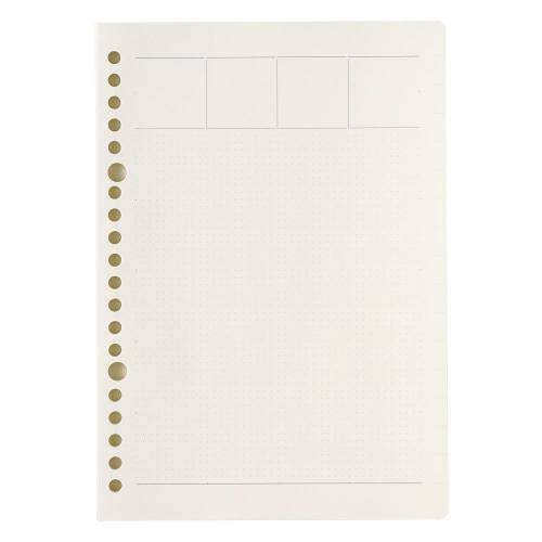 手帳A5週間 日付フリー週間ログ1セット(3冊入)