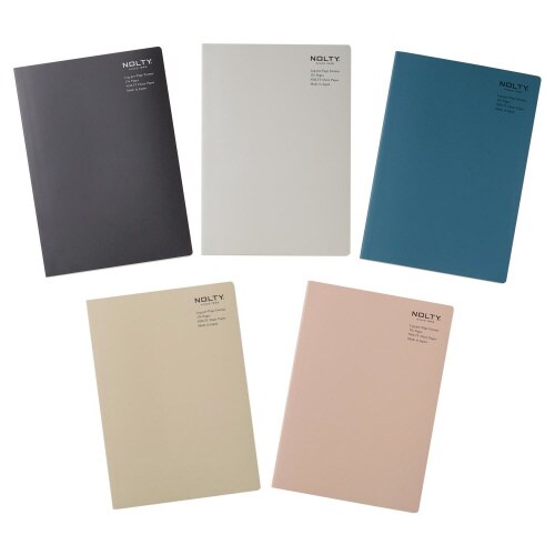 ノートA5 ログタイプ ライム 1セット(3冊入)