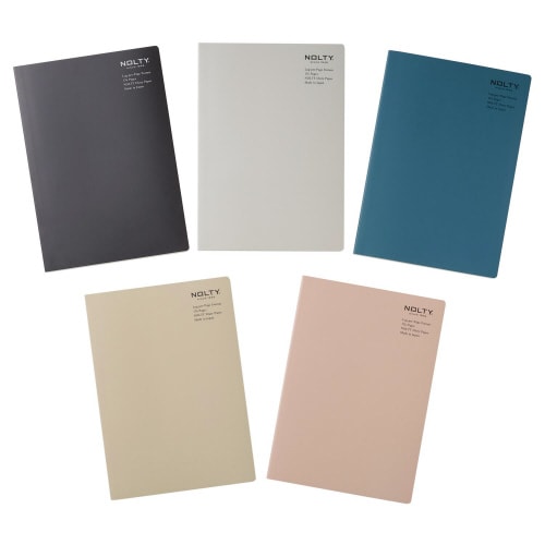 ノートA5ログタイプ ベージュ 1セット(3冊入)