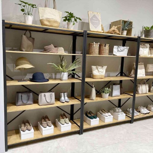 LアングルSラック5段W120*H180cmラーチ