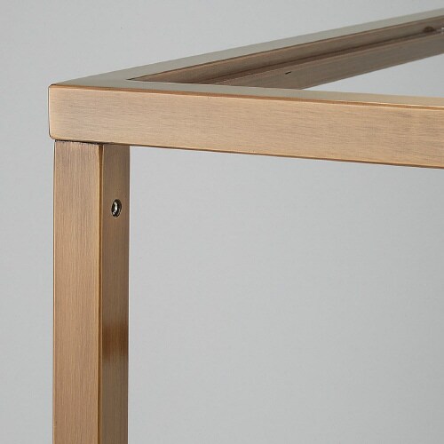 3段テーブル アンティークゴールド脚 エクリュ