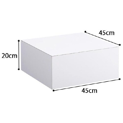 木製ステージ W45cm ホワイト