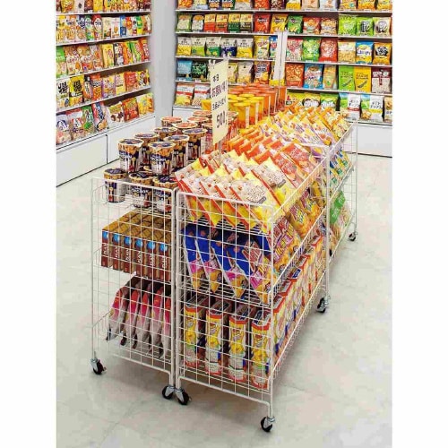 中央用ネットラックW90cm ホワイト