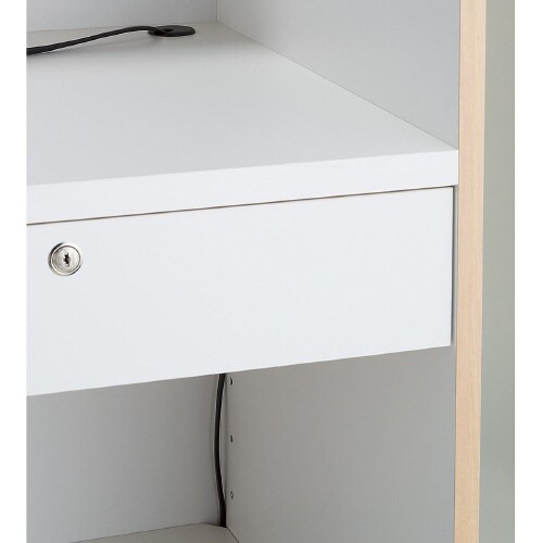 木製カウンター ラスティック柄