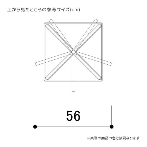 4面回転ネットディスプレイ ブラック