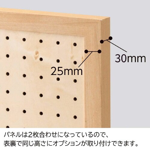 卓上両面有孔パネルスタンド RUS柄W60×H45