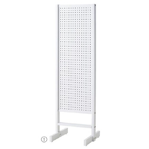 両面有孔パネルスタンド ホワイト 幅45cm