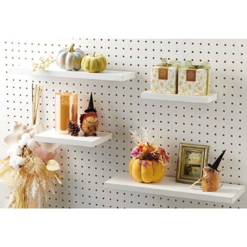 有孔パネル 壁面取付 ホワイト W90×H90