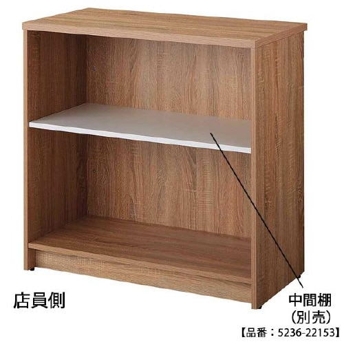 木製カウンター W90cm ラスティック柄