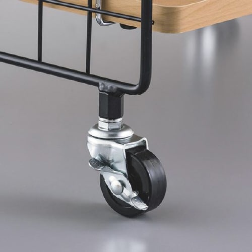 ネットラック 白 木棚4段 幅62×高さ135cm