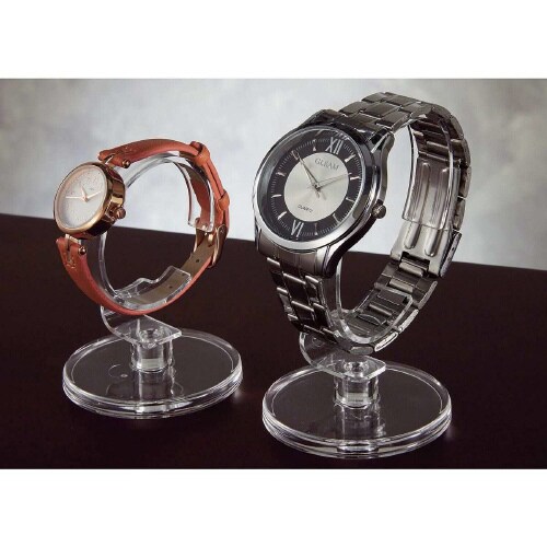 透明アクリル時計立て 紳士用 10個入×2
