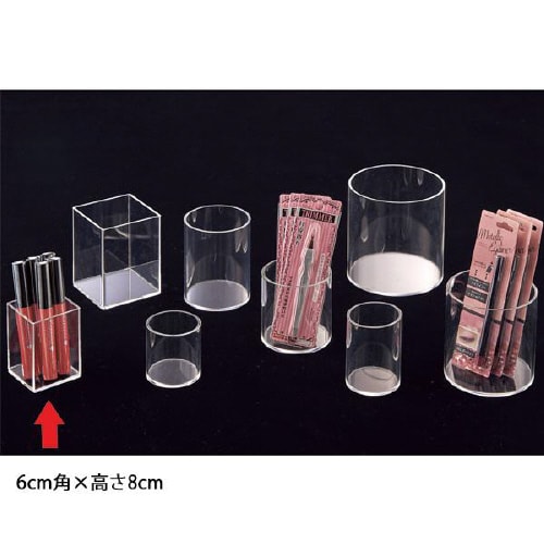 パイプディスプレイ 6cm角×高さ8cm 3個入