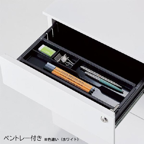 スチール製インキャビネット ブラック