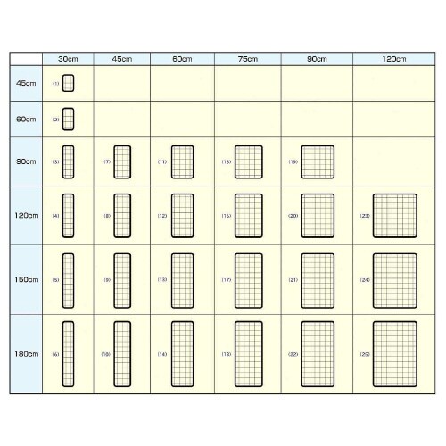 ネット 白 120×120cm