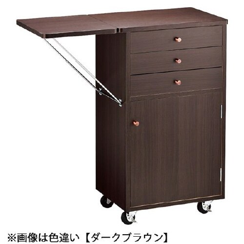 木製作業台 錠無し ホワイト