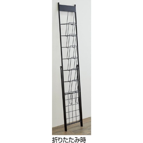 スマートカタログスタンドA4 7段 1列7段 白