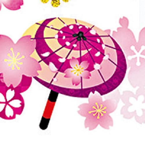 レトロ桜プリーツハンガー