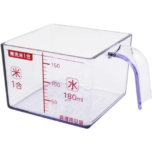 お米がすくいやすい角型カップ KHS 4セット