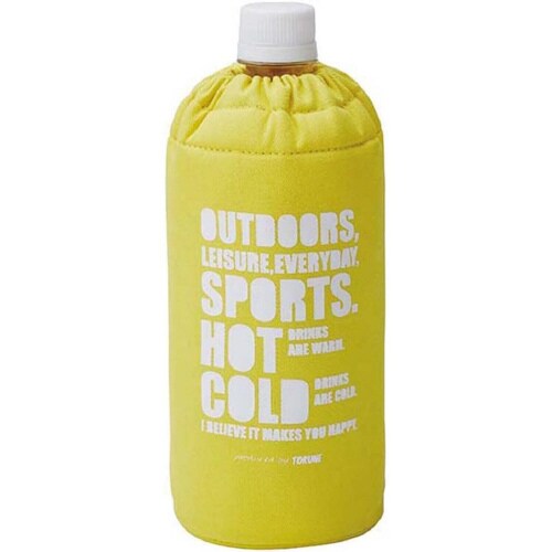 ペットボトルカバー タイポ イエロー 2セット