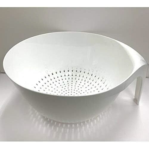 ハンドル付コランダー ホワイト 6セット