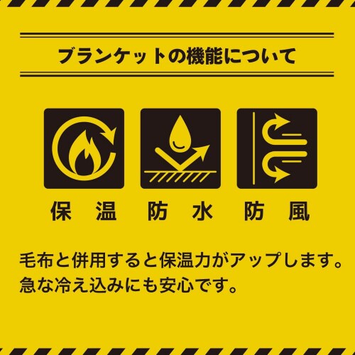 緊急簡易ブランケット 静音タイプ 2枚入 4セット