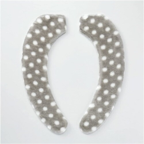 ペタポンふっくら便座シートボアドットモノグレー×2